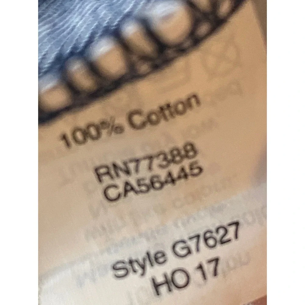 J.Crew Boy Fit Plaid Button Down Shirt Womens Size L‎ Navy/White Cotton